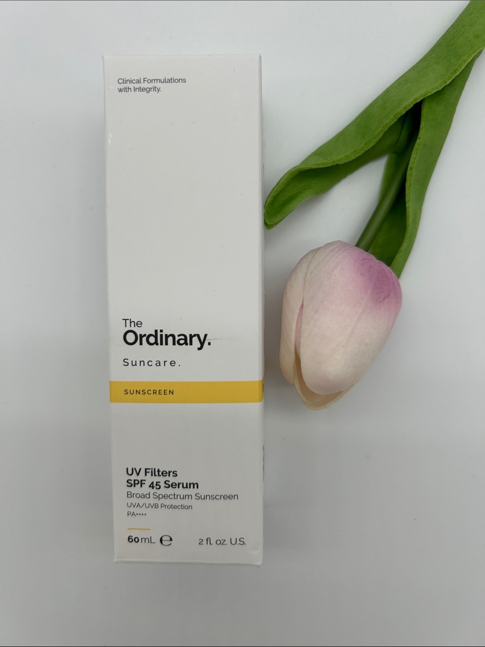 The Ordinary UV Filters SPF 45 Sunscreen Broad Spectrum UVA/UVB NEW! 2 fl.oz.